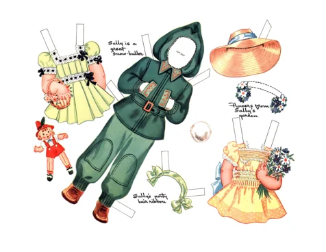 Amostra de boneca com fantasia